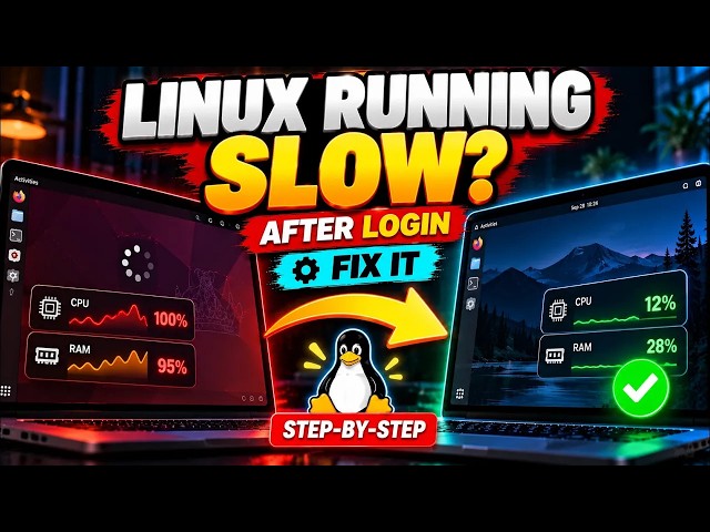 Is your Linux PC running slow right after login? 🐧🐢