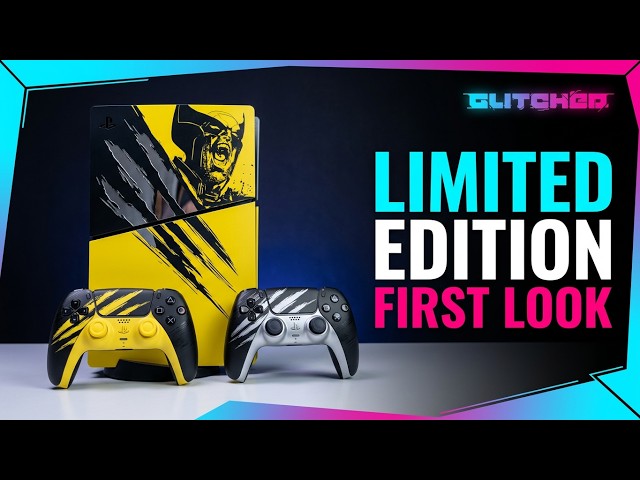 Marvel's Wolverine DualSense Controllers and PS5 Console Cover Unboxing