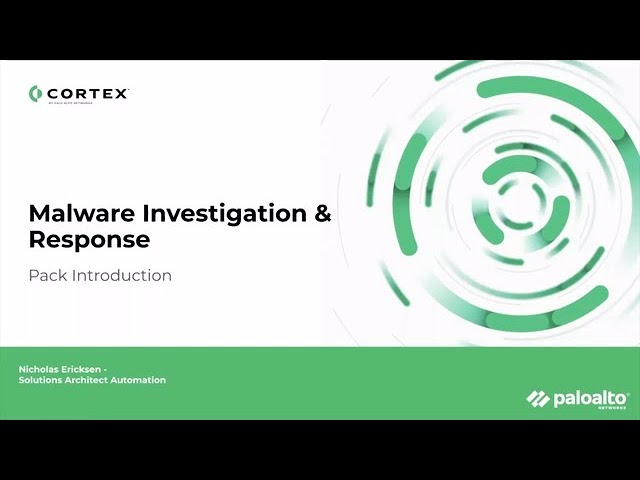 Automate Malware Response | Cortex XSOAR