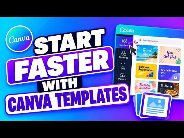 How to Start Faster with Canva Templates in Canva