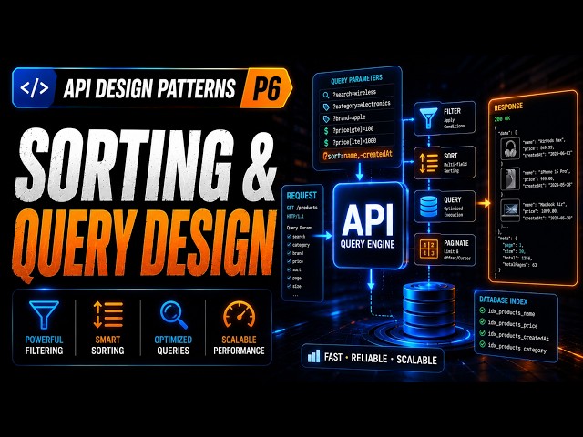🔒🌐 Sorting & Query Design — sort sai có thể làm API chậm và lệch dữ liệu | API Design Patterns P6