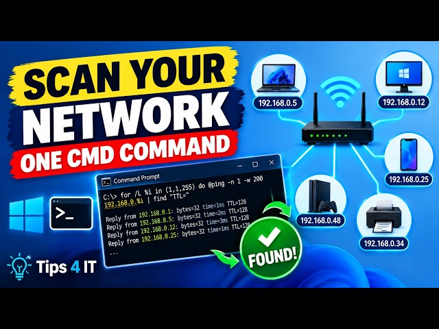 One Command to Reveal Every Device on Your Network