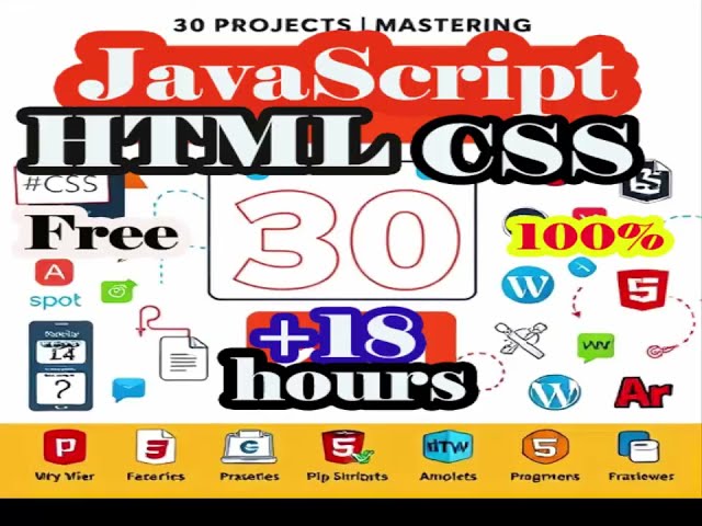 30 JavaScript Projects in 30 Days – Build Real Web Apps for FREE! 💻