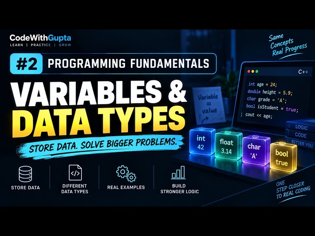 Lecture 4: Variables & Data Types Explained