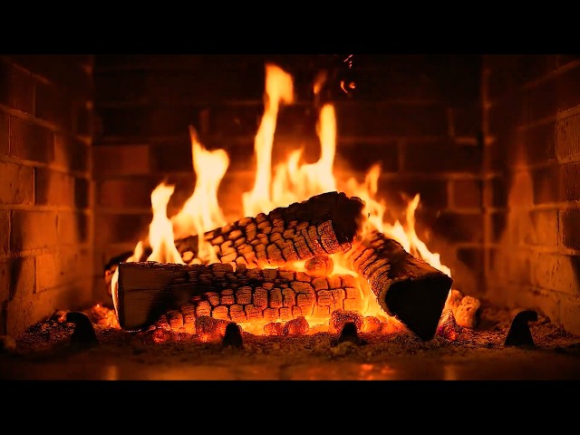 6 HOURS Deep Relaxation: Cozy Fireplace for Stress-Free Sleep