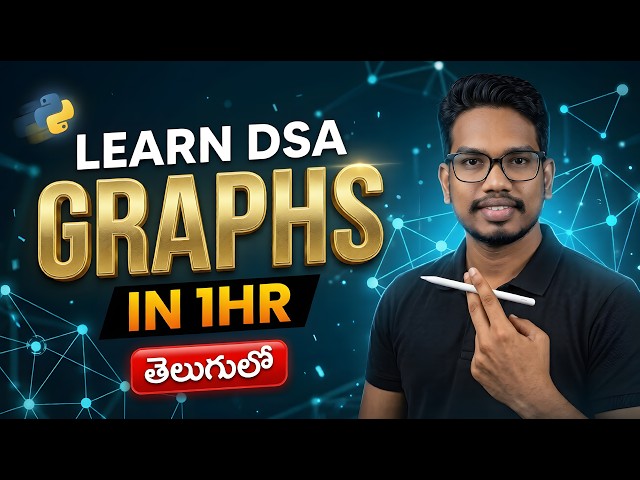Complete Graph Data Structure Guide | DSA in Telugu | PythonLife