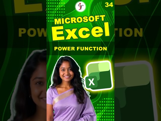 POWER in Excel #excel #exceltips #exceltips #excelformula