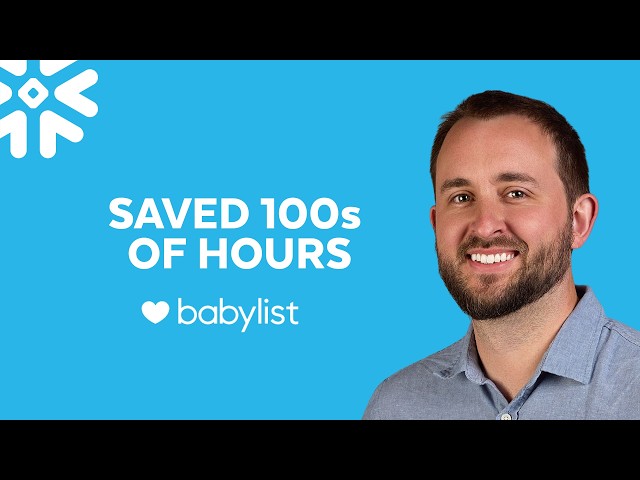 How Babylist DOUBLED Snowflake ROI - with Espresso AI