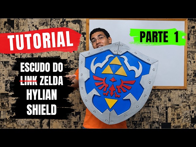 How to Make Link's Shield from The Legend of Zelda: Tutorial PART 1 - Cosmaker Tips