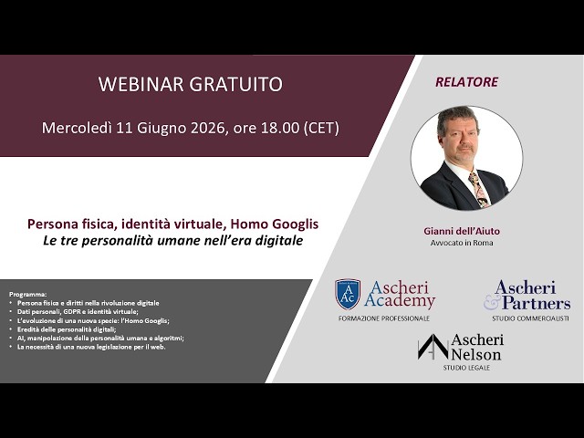 Natural Person, Virtual Identity, Homo Googlis: The Three Human Personalities in the Digital Age