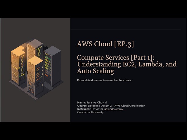 AWS Cloud [EP. 3] - Compute Services [Part 1]