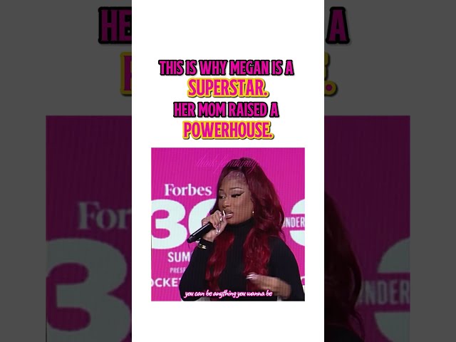 megan thee stallion credits HER MOM for her mindset. #selfgrowth