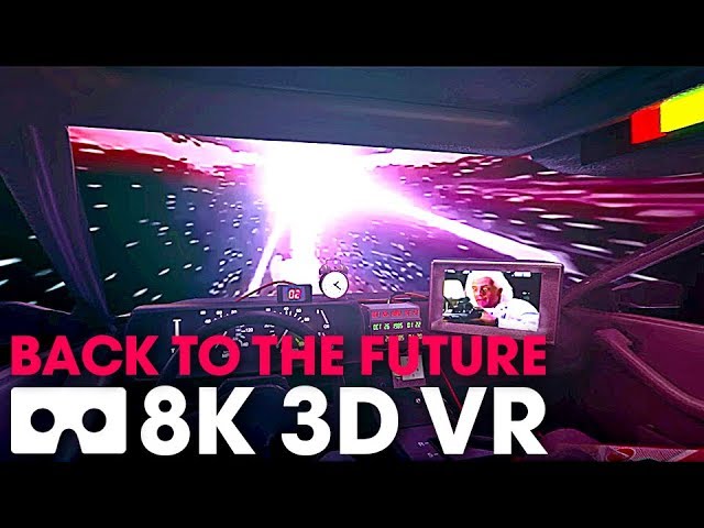 Back To The Future Universal Ride 3D 8K VR (virtual reality)