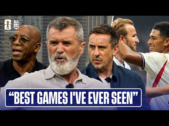 Roy Keane, Gary Neville and Ian Wright React to England Knocking Out Mexico