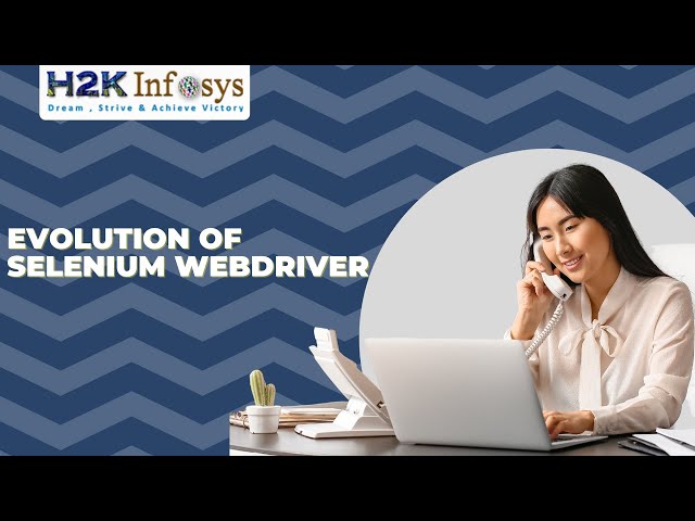 Evolution Of Selenium Webdriver | Selenium Webdriver Tutorial | Selenium Evolution by H2K infosys