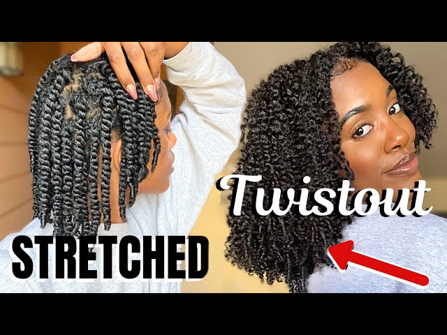 STRETCH YOUR TWISTOUT USING TWO EASY METHODS...MORE LENGTH! NO HEAT REQUIRED! - Twistout 201 Ep 4