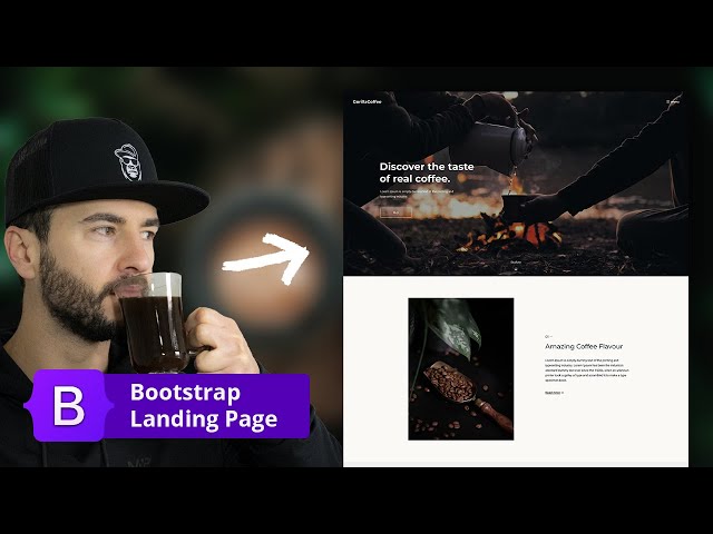 Build A Landing Page using Bootstrap 5 - Full Tutorial