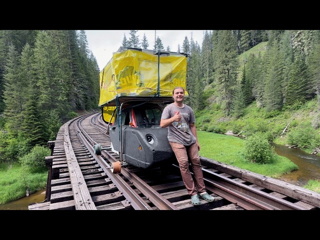 Exploring 100 Miles of Abandoned Railroad Camping & Fishing