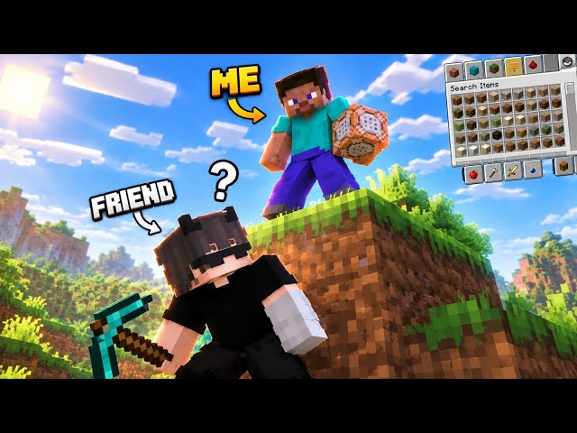 Secretly Used Commands in Minecraft… He Never Found Out!
