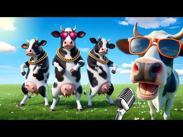 FUNNY COW DANCE 111  │ Cow Song & Cow Videos 2024 | Cow dance mix | funny dancing cow | gay