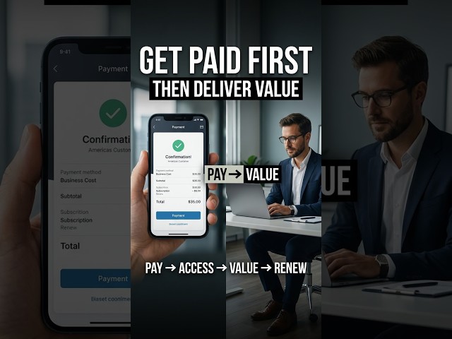 The Business Model That Gets Paid Before It Sells.  #BusinessModel #Revenue #BusinessStrategy