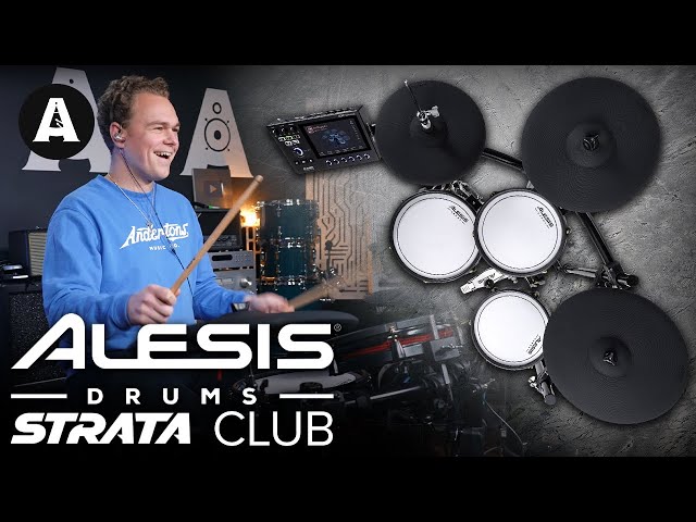 NEW Alesis Strata Club Electronic Drum Kit - The Strata Experience at a Smaller Price!