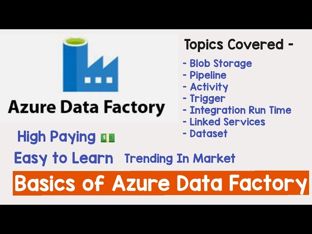 Azure Data Factory | Basics  | Tutorial for Beginners | Azure Data Factory with ETL Testing
