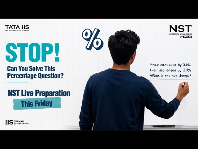 NST Preparation Series | Percentages | Percentage Calculations, Percentage Increase & Decrease