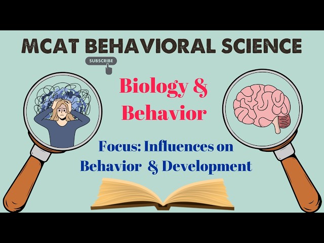 MCAT Behavioral Science: Chapter 1 - Biology and Behavior (4/4)