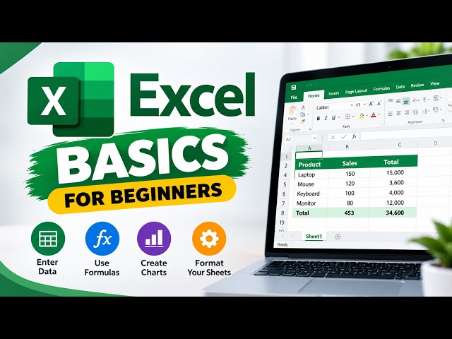How to Use Excel for Beginners - Complete Guide