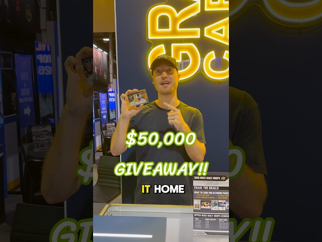 $50,000+ In Giveaways!!🤯 One of the biggest promotions we’ve ever seen featuring Hockeys Grails!🙌