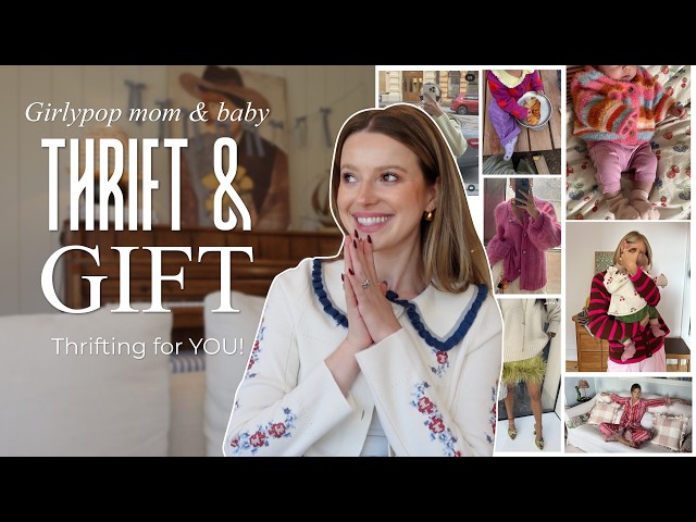THRIFT + GIFT | girlypop, bright + colorful  mama/baby haul 🎀 🪩 💐🌈| shopping YOUR pinterest