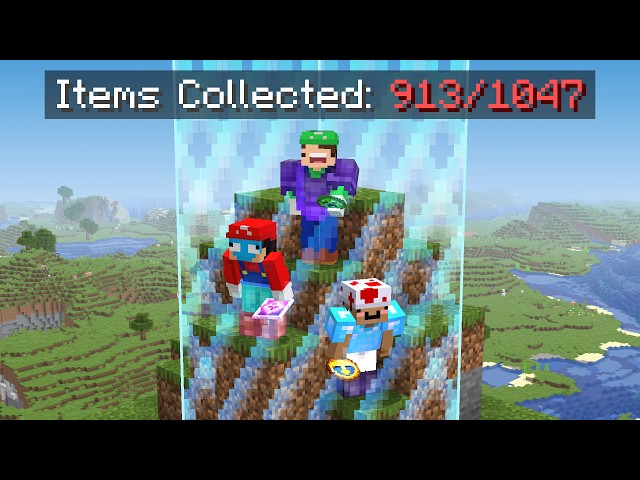 Every Unique Item, Your Border Increases in Minecraft...