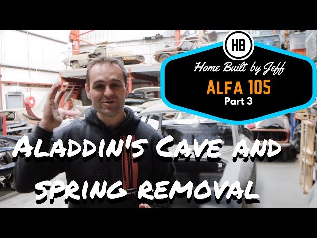 Front spring removal and Aladdin's cave- Alfa Romeo 105 project car build part 3