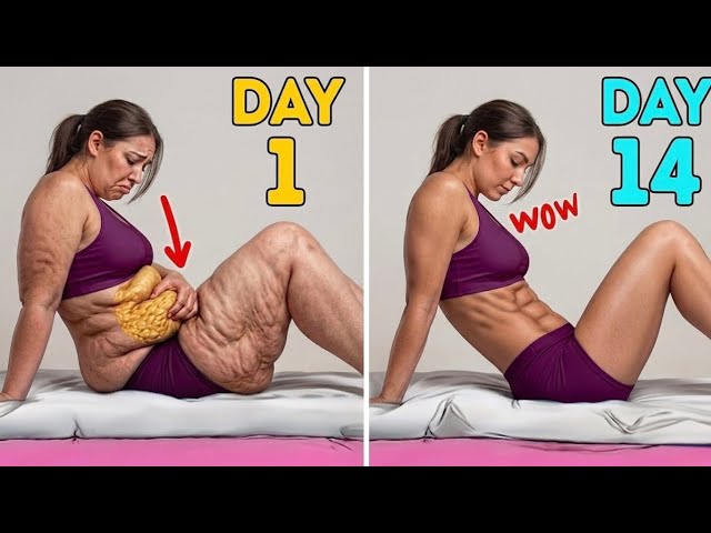 Belly fat and side fat exercise at home || 14 day challenge