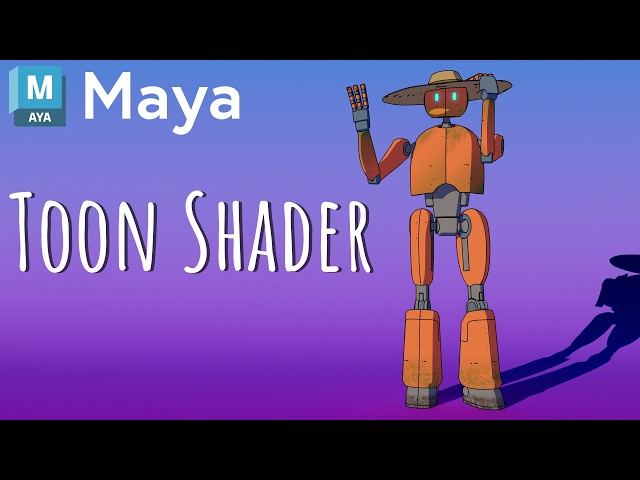 Make Your 3D Look 2D with a Toon Shader - Maya & Arnold Tutorial