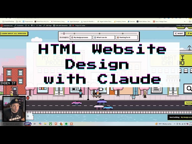 Building a Website with Claude Using Only HTML and CSS