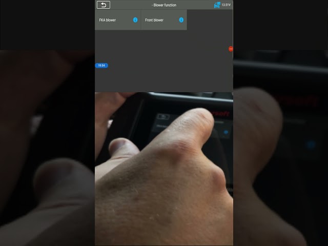 iCarsoft BMM V4.0 Actuation Test.