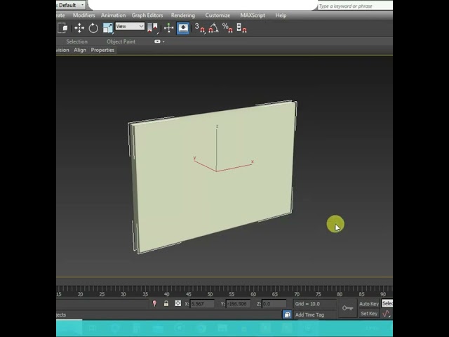 Wall Grooves Tricks #3dsmax #shorts