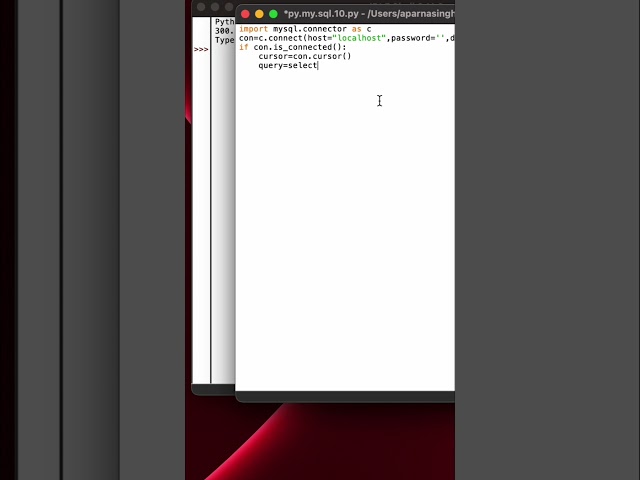 Connecting MYSQL with Python | Showing Tables in MYSQL with Python | Class 12 CBSE Computer Science