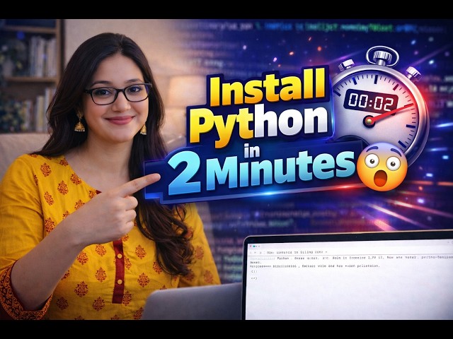 Install Python in 5 Minutes | CBSE Class 11 & 12 Computer Science