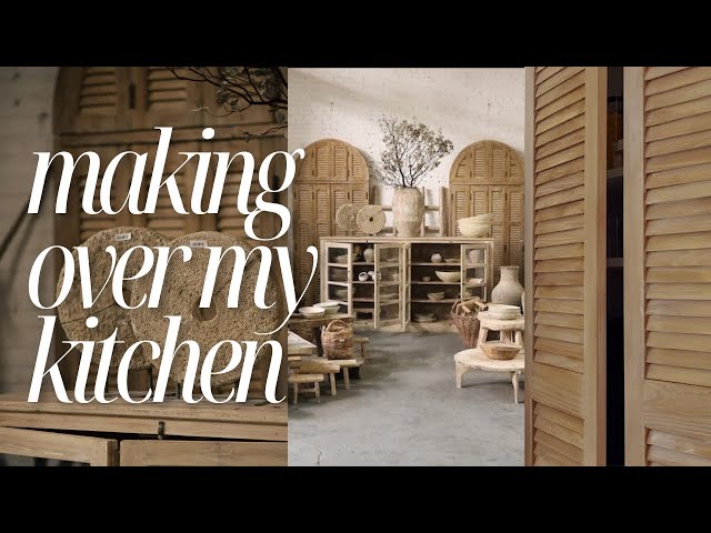 Kitchen Makeover DIY transformation before and after