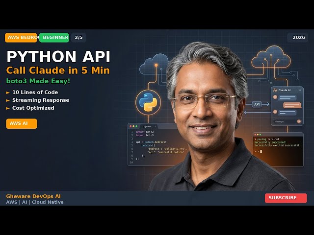 Call Claude API in 5 Minutes (AWS Bedrock Python Tutorial)