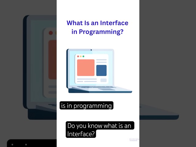 What is an Interface in Programming? #businessanalyst