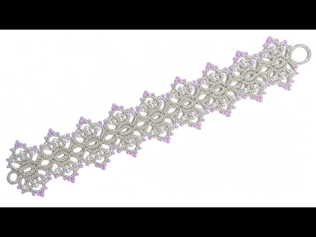 Handmade Lace Shuttle Tatting Tutorial | How to Make a Victorian Lace Bracelet Frivolité jewelry DIY