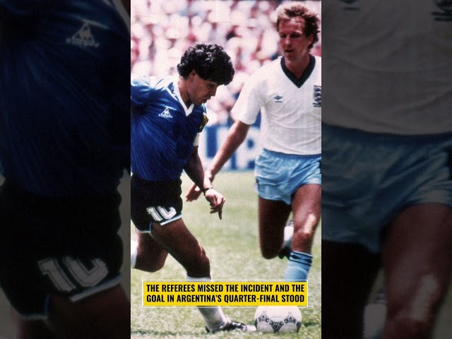 The Hand of God: Maradona's Infamous Goal #shorts