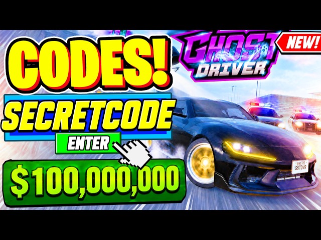 ⚠️New⚠️ ALL WORKING CODES For Ghost Driver In September 2026 - Roblox Ghost Driver Codes 2026