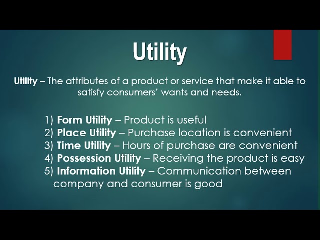 Economic Utility