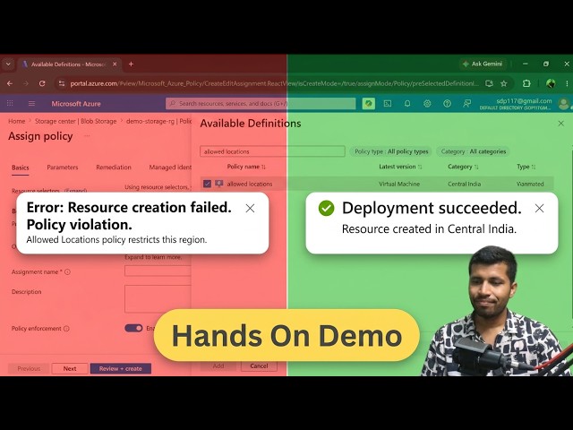 Azure Policy For Access Control | Allowed Locations Demo
