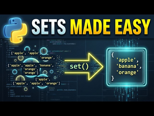 Python Sets Explained Simply | The Complete Guide for Beginners 🐍